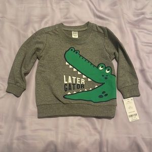 Cater’s alligator sweater - 18 months/toddler